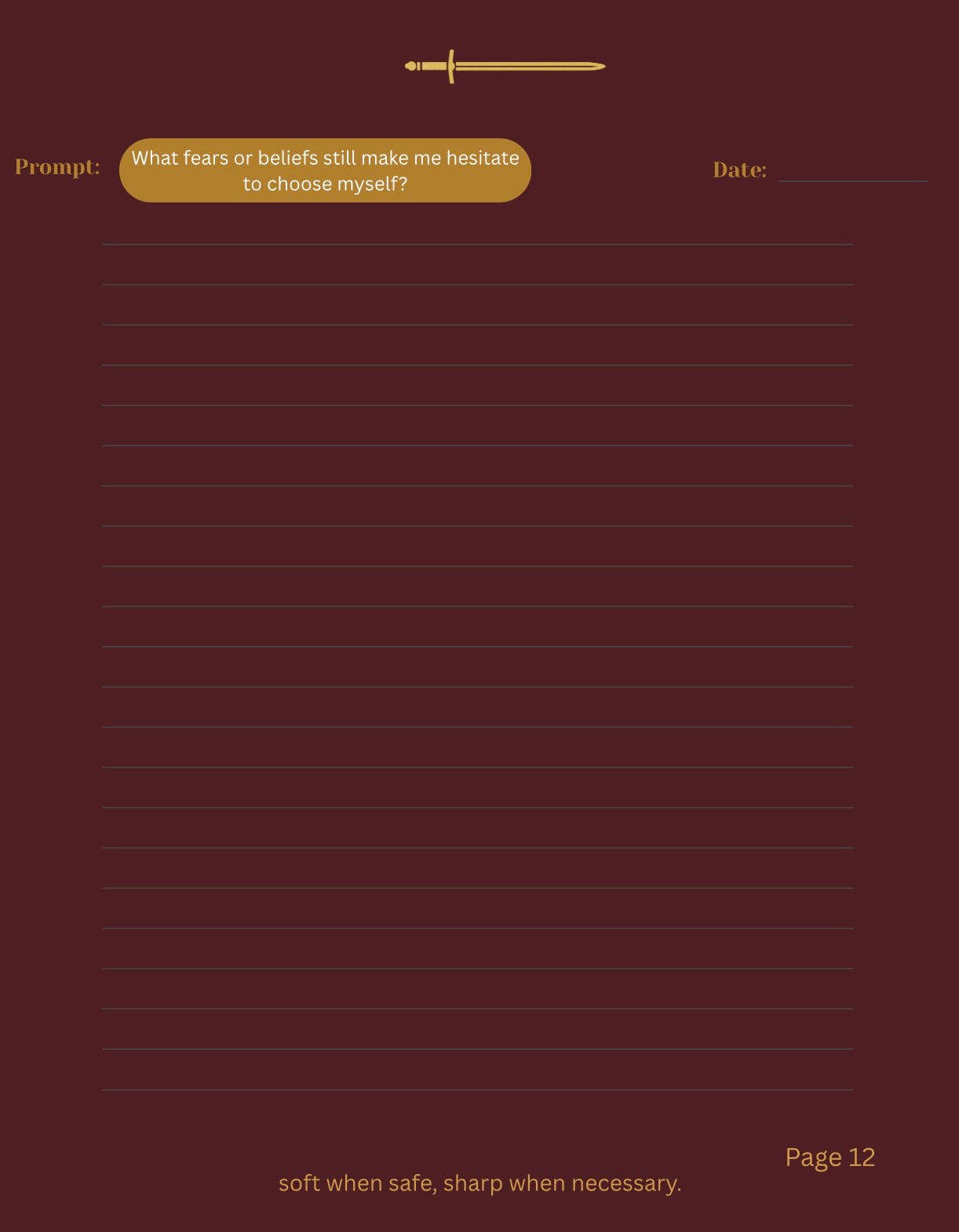 Jess Élevé™ Warrior Journal – Volume 1